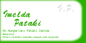 imelda pataki business card